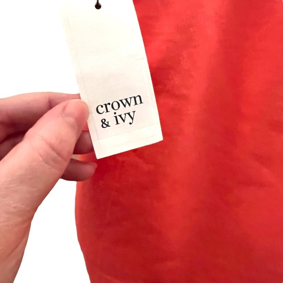 NWT Crown & Ivy Girls Skort | Coral | Size Medium - Picture 7 of 9